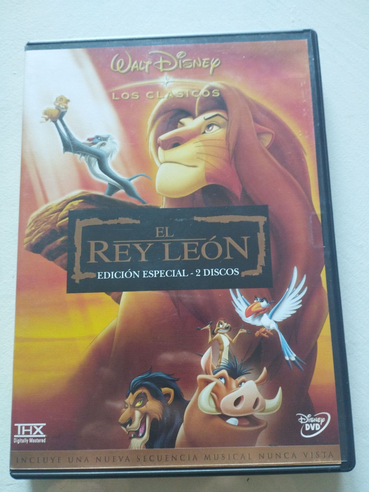The Lion King Special Edition WALT DISNEY - 2 X DVD Spanish English Reg 2 Am