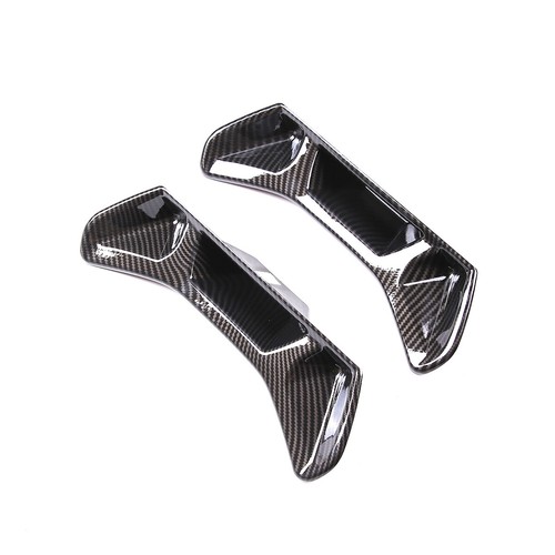ABS Fiber Car Seat Back Neck Rest Trim Decorate Cover Kit For GR Supra 19-2022 - Bild 8 von 9