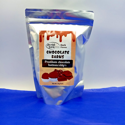 1 kg Beutel Chocolate Barns Premium Zartbitterschokolade 54,5% Kakaoanteil