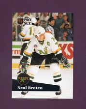 1991 Pro Set Neal Broten #112 French Set - Minnesota North Stars