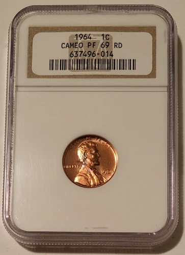 1964 Lincoln Memorial Cent Proof PF69 RED Cameo NGC
