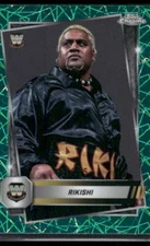 2025 Topps Chrome WWE Rikishi #11 Teal Laser Refractor /175