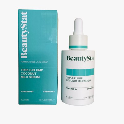 BEAUTYSTAT TRIPLE PLUMP COCONUT MILK SERUM  (NIB/Full Size/1.7oz/Sealed)
