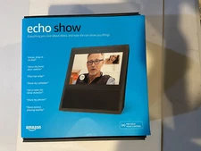 Amazon Echo Show, 1st Gen, Black, Model MW46WB. Tested - Works