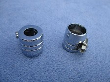 14 Oil Line Chrome Grooved Hose Clamps Finisher Harley Softail Dyna Sportster 14 Oil Line Chrome Grooved Hose Clamps Finisher Harley Softail Dyna Sportster