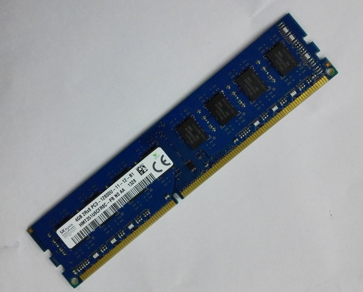 SK hynix 4GB DDR3 1600 Desktop DIMM RAM 2Rx8 PC3-12800U for DELL