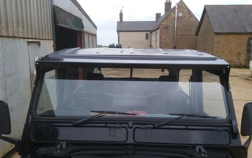 DEFENDER SUN VISOR EXTERNAL ROOF PEAK original product ALUMINIUM - Picture 8 of 10