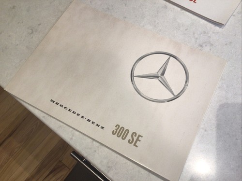 MERCEDES BENZ 300 SE Car Sales Brochure Feb 1964