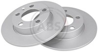 2X A.B.S. 16883 Bremsscheibe Hinten FüR Audi Seat Skoda VW