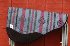 RIDERS CHOICE SADDLE PAD TURQUOISE BLUE BARREL FREE SHIP NEW MADE IN ALABAMA USA