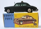 Vintage Corgi Toys No. 209 Riley Pathfinder Police Car Model Repo Box c1959
