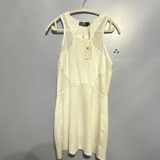 adidas Stella McCartney Women's White Tennis Dress Size L Regular Fit