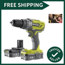 18V Ryobi ONE+ Cordless Combi Drill Kit with 2 Batteries - Ultimate Versatility