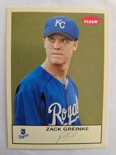 2005 Fleer Tradition Baseball 33 Zack Greinke, Kansas City Royals