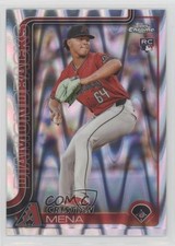 2025 Topps Chrome RayWave Refractor Cristian Mena #102 1o91