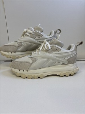 Reebok Turnschuhe Cardi B Collab Leder Turnschuhe in Kreideweiß Damen Uk 7,5