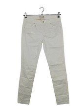TRU TRUSSARDI Jeans skinny Donna Jeans Taglia IT 46 bianco sporco stile casual