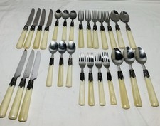 Vintage Gibson Flatware Roseland White Pearle...