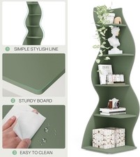 Bookcase Shelf Book Storage Cabinet 5-tiered Shelving Unit