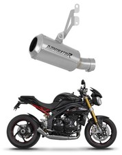 Speed Triple 1050 2011 - 2016 Low Level Exhaust Silencer Muffler Gps Dominator