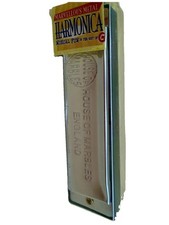 HARMONICA House of Marbles England Branded Key of "C" Metal NEW in Pkg