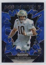 2024 Panini Prizm Draft Picks Break Blue Ice 35/99 Sam Hartman #PB-SHN 7l6
