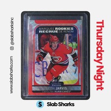 2021 UPPER DECK O-PEE-CHEE PLATINUM #284 SETH JARVIS RED SURGE RC ROOKIE