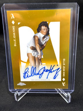 2025 Topps Chrome Billie Jean King Aces Auto Gold Refractor #1/50