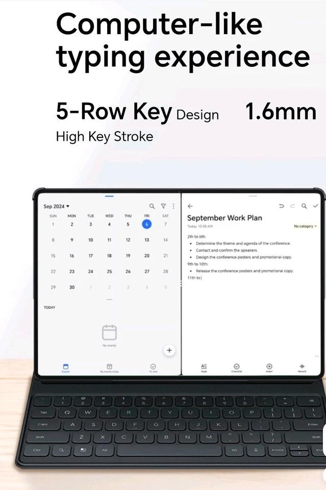 Brand New Official Genuine HONOR magic pad 2 Smart Bluetooth Keyboard / Case. - Image 4 of 4