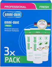 EmmiDent Ultraschall Zahncreme "Fresh" – PfefferminzGeschmack – Ideal Für Empfin