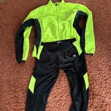 Karrimor Ladies' neon green and black Running Jacket Size 16 and leggings 