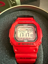 CASIO G-SHOCK G-LIDE GLX-5600-4ER/3151 RED DIGITAL ? BOX & MANUAL
