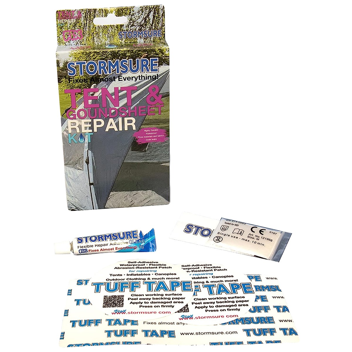 Stormsure Tent and Groundsheet Repair Kit Fix Diy Amend Travel Other - Image 4