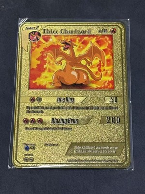 thicc charizard pokemon card Thicc Charizard Pokemon Card Credit Card Credit Card Skin – Anime Town  Creations main image 1