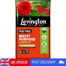 PEAT FREE Multipurpose Compost, 40 Litres, Brown 0.50 per litre