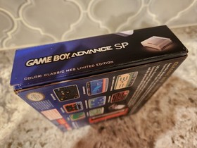 Nintendo Classic NES Limited Edition Game Boy Advance SP Handheld CIB BOX