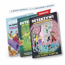 3x Książki dla Dzieci po Polsku Bracia Rodzeń Detektywi na Tropie Zdrowia UK