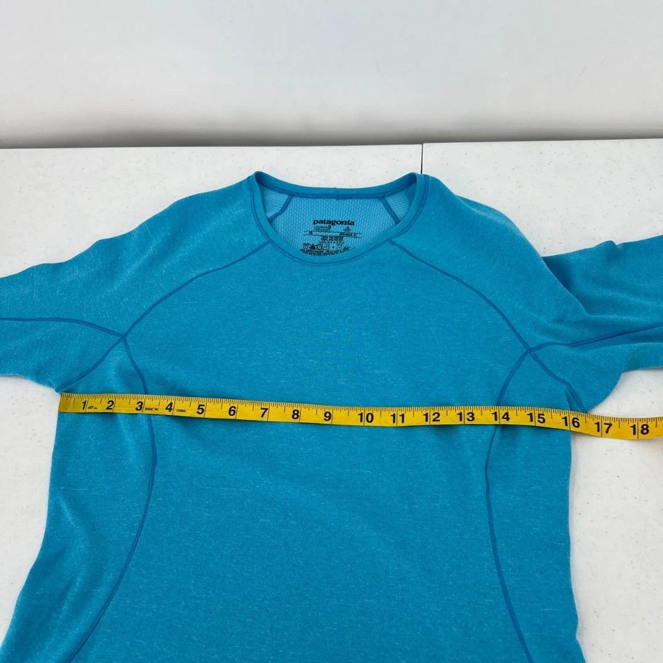 Patagonia Capilene 3 Топ XS Синий 100% Полиэстер Базовый слой Polartec Crew - Изображение 2 из 4