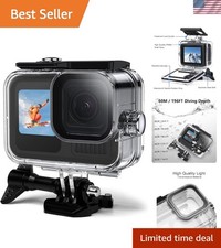 Tempered Glass Housing for GoPro Hero 13/12/11/10/9 - Ultimate Diving Accessory