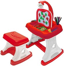 Banco Scuola Bambini 3 Anni con Sedia Tavolo Scrivania Gioco Studio per Bambi...