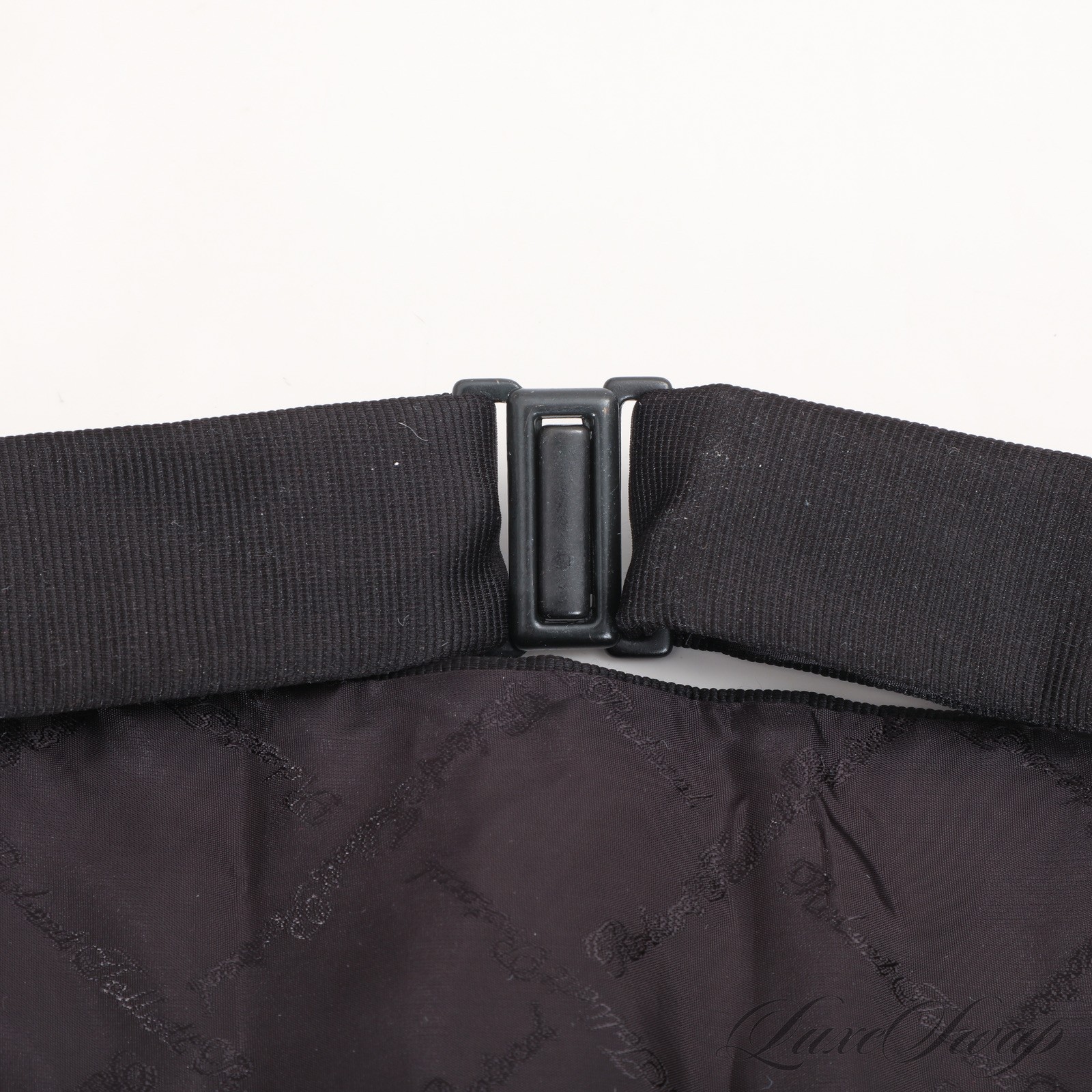 Robert Talbott Protocol Black Grosgrain Faille Ev… - image 6