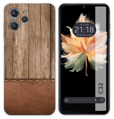 Housse Silicone Pour TCL 50 SE - Design Bois Avec 09 Motifs, Flexible, TPU, Livraison D'Espagne