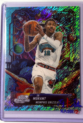 Ja Morant 2025-26 Topps Cosmic Chrome Propulsion Aqua Equinox #PRP-8 108/199