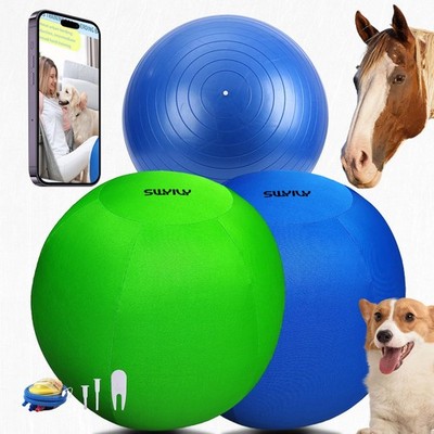 30 Inch Dog Horse Ball with 2 Covers, Giant Herding Ball for Dog Blue Heelers...