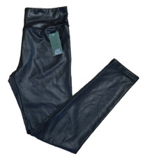 Wild Fable NWT Pants Women s M 88 Recycled Polyester Faux Leather Black