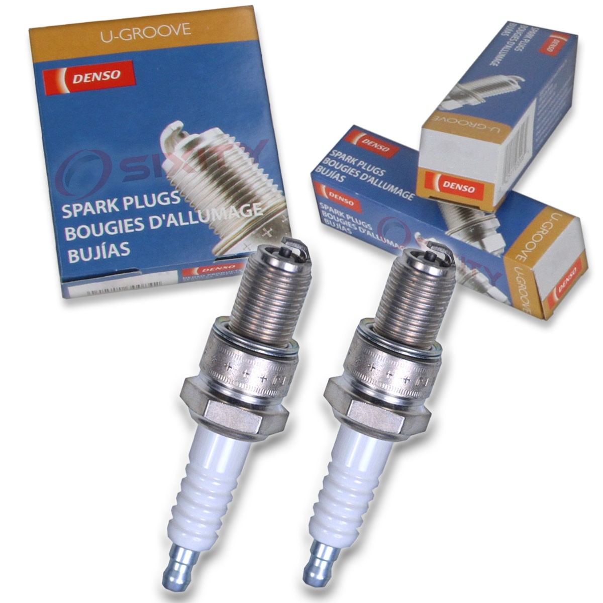 2 pc Denso Standard U-Groove Spark Plug for Ski-Doo Nordik 60 1988-1991 Tune er