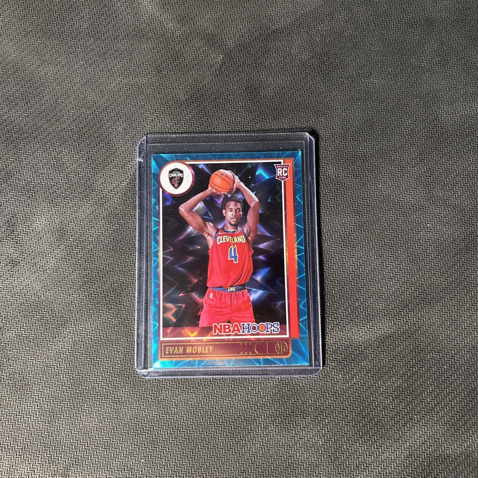 2021-22 Panini NBA Hoops - Rookies Evan Mobley #234 Teal Explosion (RC)