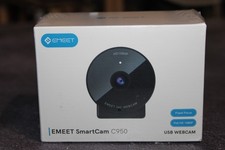 EMEET SmartCam C950 USB Webcam Full HD 1080p Fixed Focus Black,NEW in Box