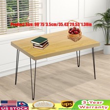 30"x35" Butcher Block Counter Top, DIY Solid Wood Slab, 1.4'' Thick Table Top