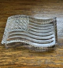 Waterford Crystal American Flag Paperweight Vintage